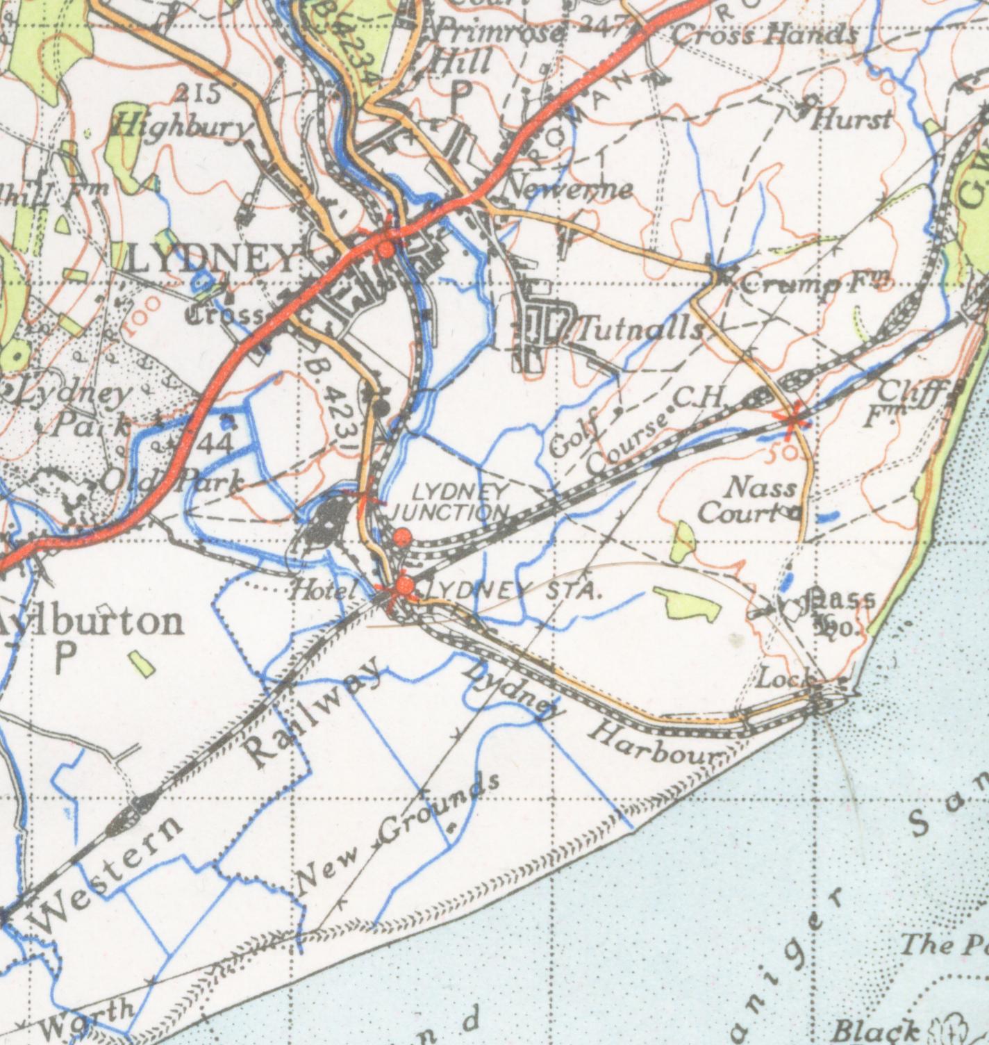 Lydney map 1946
